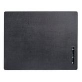 Classic Black Leather 24 x 19 Desk Mat without Rails